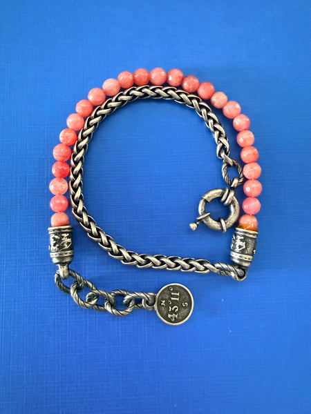 STONE GERANIUM - BRACCIALE PIETRE UNISEX