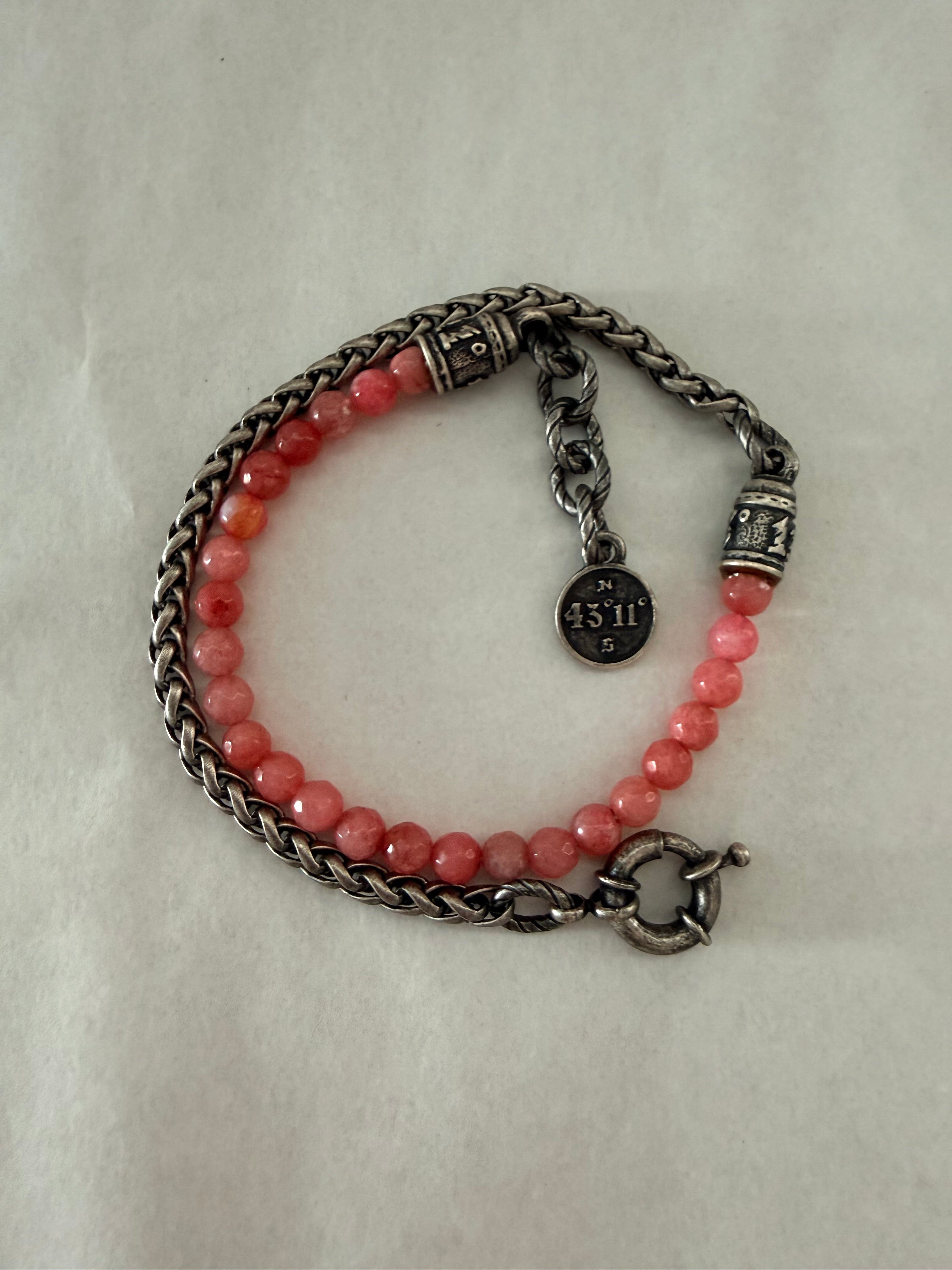 STONE GERANIUM - BRACCIALE PIETRE UNISEX