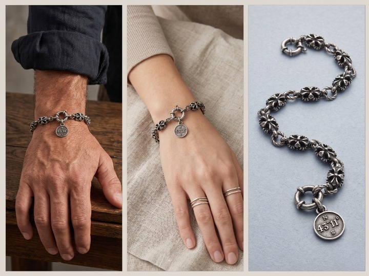 FLAKES CHAIN - BRACCIALE VINTAGE UNISEX