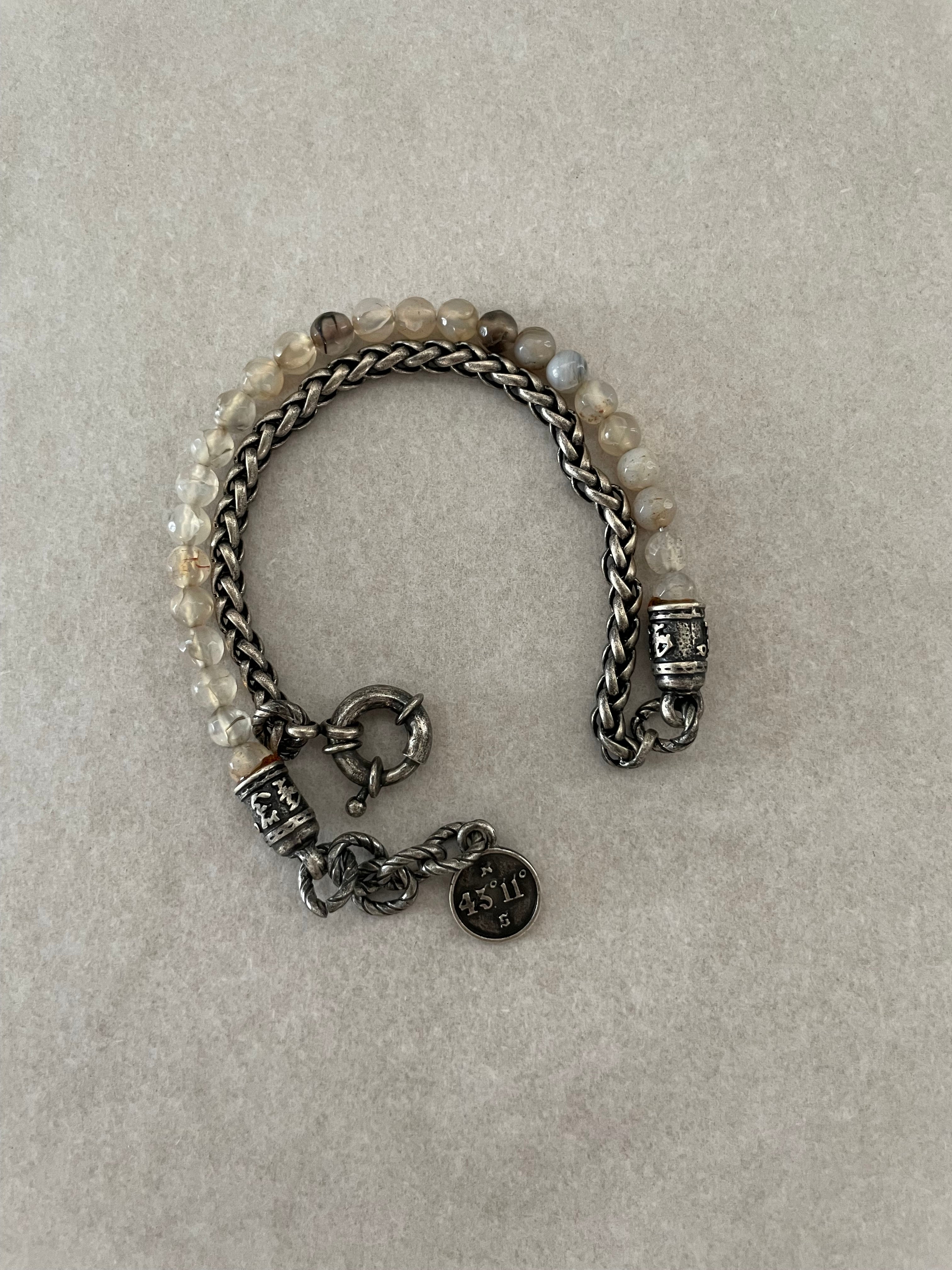 STONE WHITE - BRACCIALE PIETRE UNISEX